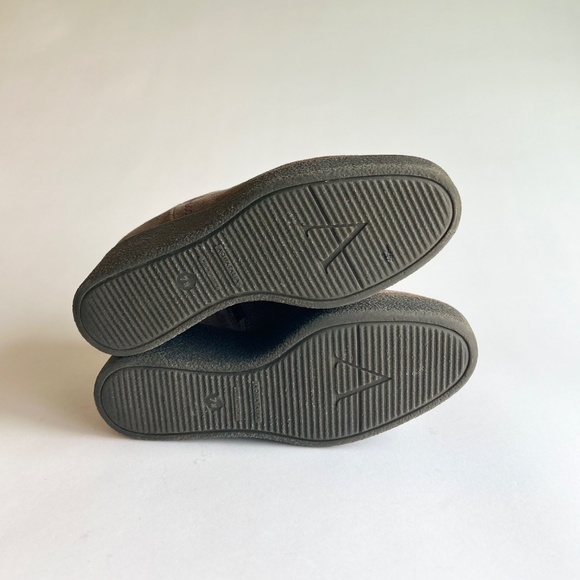 Aquatalia Brown Suede Genuine Leather Rubber Outsole Ankle Wedge Boots size 7.5 - Picture 10 of 16